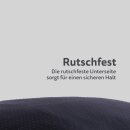 Tierkissen Fluffy Ø50cm Anthrazit