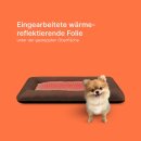 Thermounterlage für Haustiere - (Bett) - Braun - 80 x 55cm