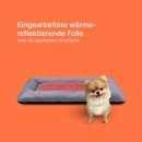 Thermounterlage für Haustiere - (Bett) - Grau - 80 x 55cm