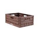 Faltbare Klappbox in Holzoptik - 40cm x 30cm