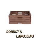 Faltbare Klappbox in Holzoptik - 40cm x 30cm