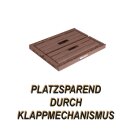 Faltbare Klappbox in Holzoptik - 40cm x 30cm (3 Stück)