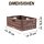 Faltbare Klappbox in Holzoptik - 40cm x 30cm (3 Stück)