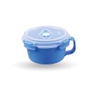 Frischhaltebox 0,85L - Frühstücksschale im Set Blau - 1er Pack (1 Stück)