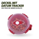 Frischhaltebox 0,85L - Frühstücksschale im Set Rot - 1er Pack (1 Stück)