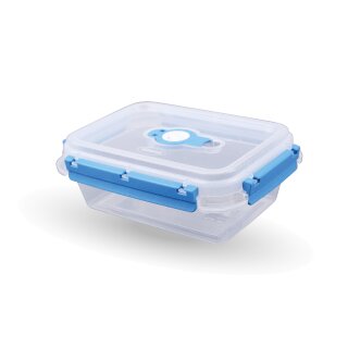Frischhaltebox 0,9L - Lunchbox im Set Blau - 1er Pack (1 Stück)