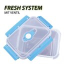 Frischhaltebox 0,9L - Lunchbox im Set Blau - 1er Pack (1 Stück)