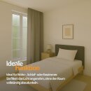 Gardine Blickdicht "Ellen" mit Universalband - 140x145 cm - Sandgrau