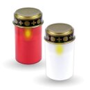 LED Grablicht mit Flackerflamme