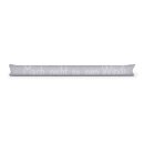 Zugluftstopper mit Spruch 95cm x Ø12cm Grau (Wind)