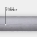 Zugluftstopper mit Spruch 95cm x Ø12cm Grau (Wind)