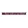 Zugluftstopper mit Spruch - 95cm x Ø12cm Bordeaux - (Mach nicht so ´nen Wind!)