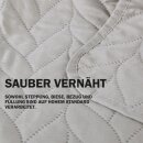Bett- und Sofaüberwurf - Tagesdecke - 140cm x 210cm - Grau