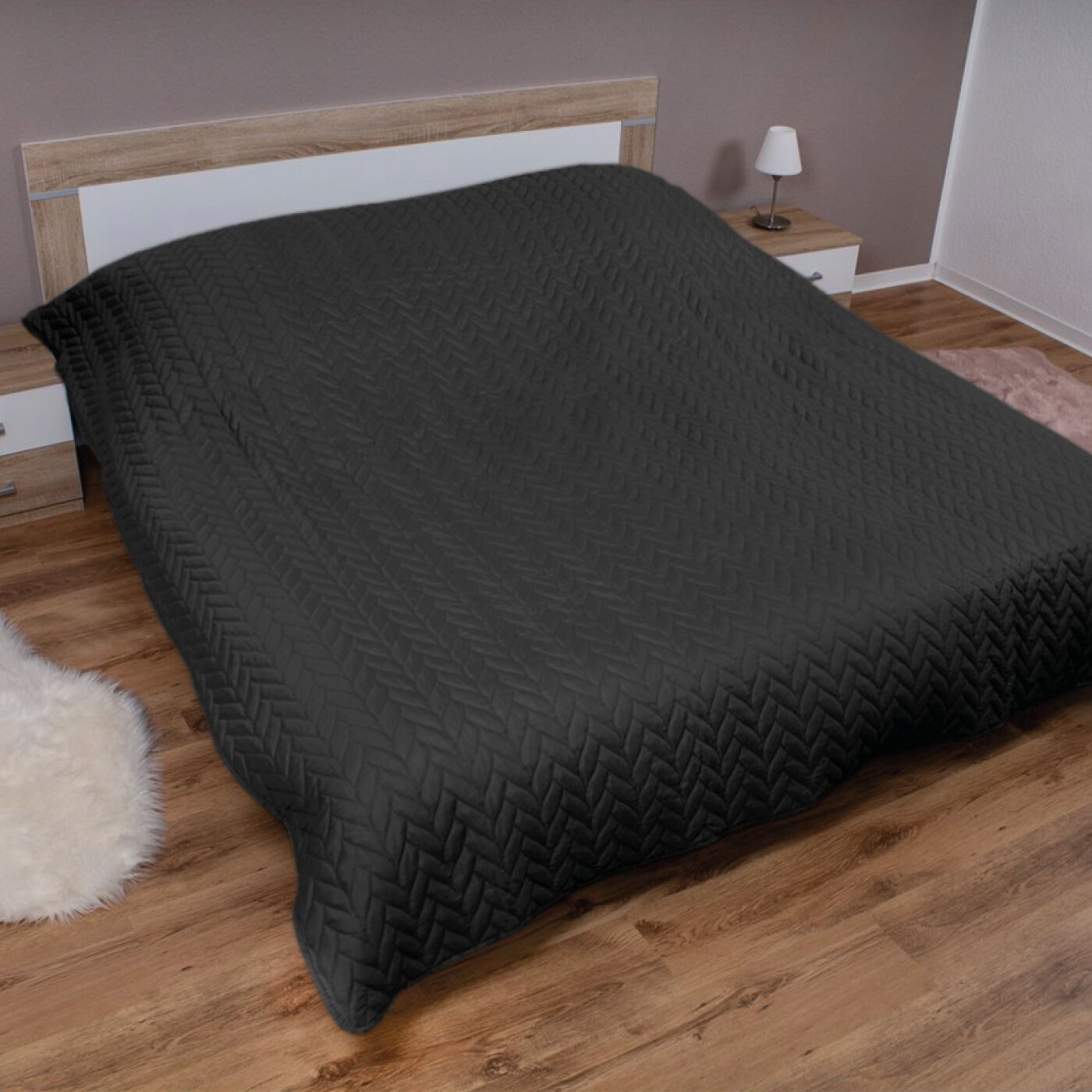 bank aufbewahrung Aufbewahrungsbank aus Bouclé, taupe Jari home24 BOXSPRINGBETT KINX, Hellgrau,