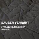 Bett- und Sofaüberwurf - Tagesdecke - 220cm x 240cm - Schwarz
