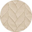 Bett- und Sofaüberwurf - Tagesdecke - 220cm x 240cm - Creme