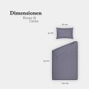 Kinderbettwäsche 2-teilig Baumwolle 100x135/40x60cm Sterne