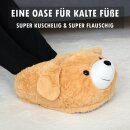 Fußwärmer Plüsch im Tierdesign 27x40 cm Hund