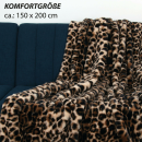 Kuscheldecke - Deluxe - Cashmere Touch - Tierprint