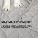 Haustierdecke mit wattierter Zwischeneinlage - 60cm x 80cm - Grau