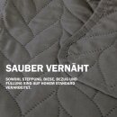 Haustierdecke mit wattierter Zwischeneinlage - 70cm x 100cm - Anthrazit