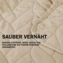 Haustierdecke mit wattierter Zwischeneinlage - 70cm x 100cm - Creme