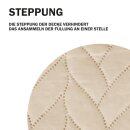Haustierdecke mit wattierter Zwischeneinlage - 70cm x 100cm - Creme