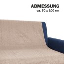 Haustierdecke mit wattierter Zwischeneinlage - 70cm x 100cm - Beige