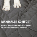 Haustierdecke mit wattierter Zwischeneinlage - 80cm x 120cm - Anthrazit