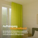 Gardine Blickdicht "Ellen" mit Universalband - 140x145 cm - grün