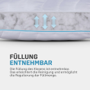 Kopfkissen mit Steppung ( herausnehmbarer Füllung )