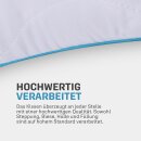 Kopfkissen mit Steppung und herausnehmbarer Füllung 40x80 cm 2er Pack