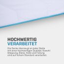 4 Jahreszeitenbett mit blauer Biese - 140cm x 200cm