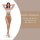 Damen Hüftslip 5er Pack - Schwarz / Beige 3XL / 56-58