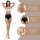 Damen Hüftslip 5er Pack - Schwarz / Beige 3XL / 56-58