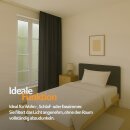 Gardine Blickdicht "Ellen" mit Universalband - 140x145 cm - Schwarz