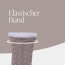 Hüttensocken "Zopfmuster" - Beige - 36-42 - (1 Paar)