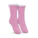 Hüttensocken "Zopfmuster" - Rosa - 36-42 -...