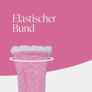 Hüttensocken "Zopfmuster" - Rosa - 36-42 - (1 Paar)