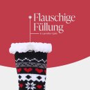 Hüttensocken "Herz" - Schwarz - 36-42 - (1 Paar)