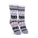 Hüttensocken "Herz" - Grau - 36-42 - (1 Paar)