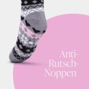 Hüttensocken "Herz" - Grau - 36-42 - (1 Paar)