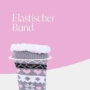 Hüttensocken "Herz" - Grau - 36-42 - (1 Paar)