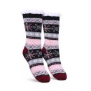 Hüttensocken "Schneeflocke" Gr. 36-42 Schwarz 1 Paar