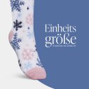 Hüttensocken "Schneeflocke" Gr. 36-42...