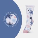 Hüttensocken "Schneeflocke" Gr. 36-42 Creme 1 Paar