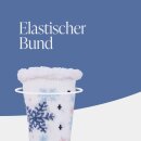 Hüttensocken "Schneeflocke" Gr. 36-42 Creme 1 Paar