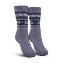 Hüttensocken "Norweger" - Grau - 39-44 - (1 Paar)