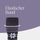 Hüttensocken "Norweger" - Schwarz - 39-44 - (2 Paar)