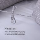 Schwangerschaftskissen Stillkissen 190cm Grau ( Punkte )